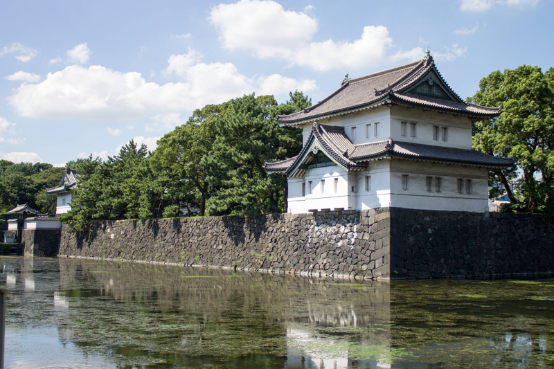 Outer wall/moat to the Tokyo Imperial Palace (the Emperor lives there!)